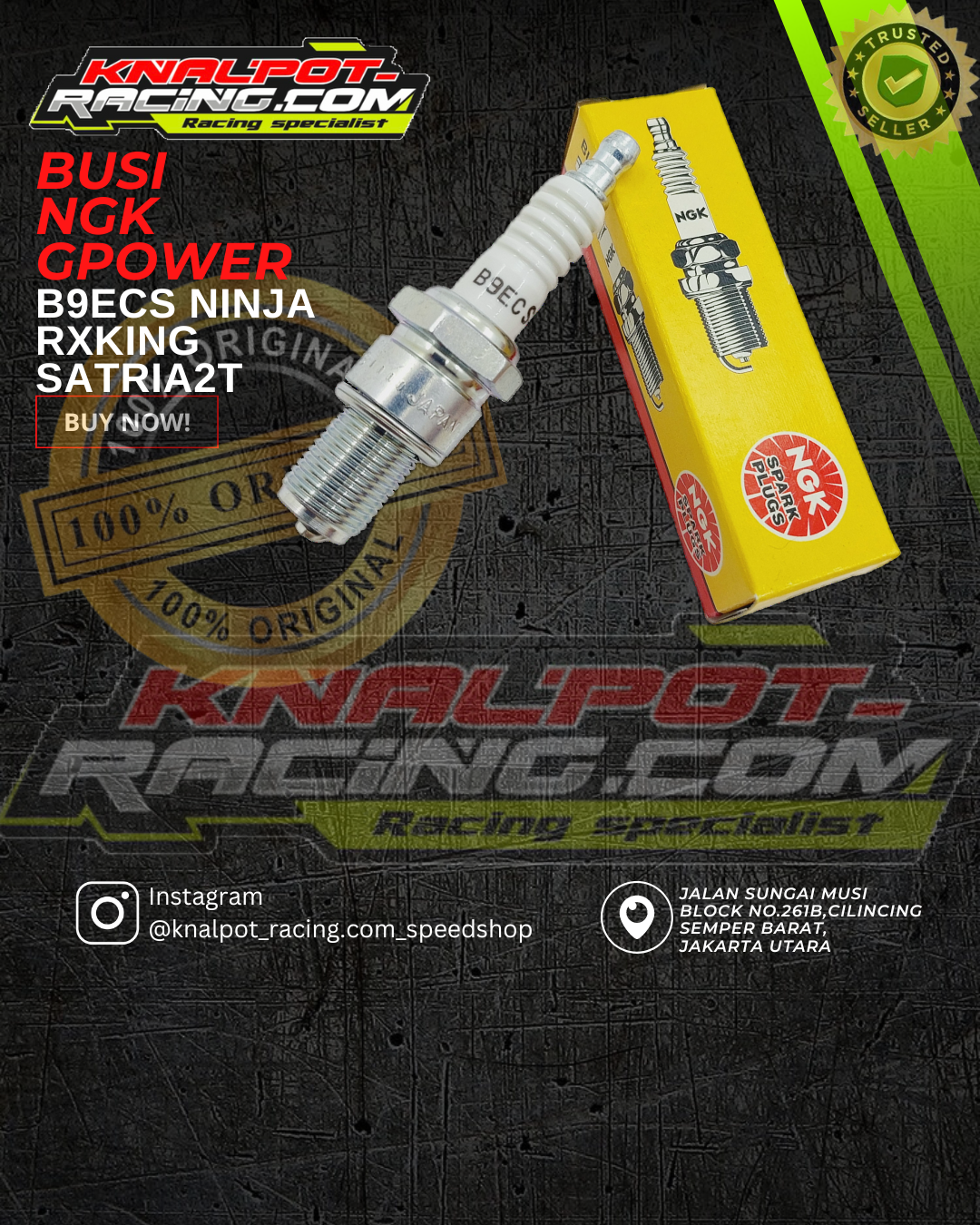 BUSI NGK B9ECS NINJA RXKING SATRIA2T
